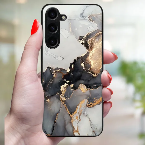 MY ART Ochranný kryt pre Samsung Galaxy S24 Plus 5G GREY MARBLE (140)