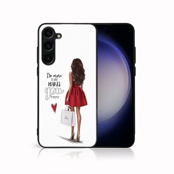 MY ART Ochranný kryt pre Samsung Galaxy S24 Plus 5G RED DRESS (137)