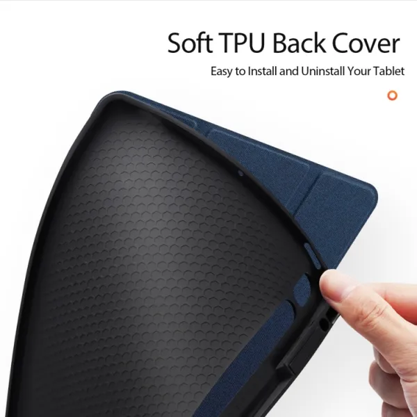 DUX DOMO Zaklápacie puzdro pre Samsung Galaxy Tab S10+ modré