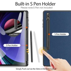 DUX DOMO Zaklápacie puzdro pre Samsung Galaxy Tab S10+ modré