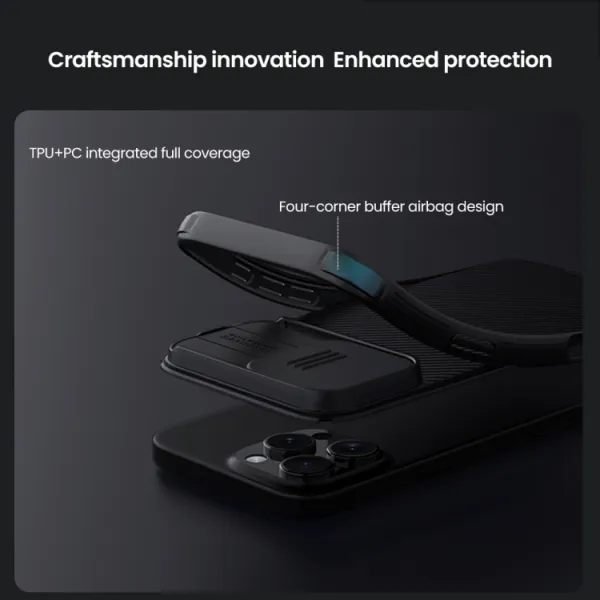 NILLKIN CAMSHIELD PRO Kryt pre Apple iPhone 16 Pro Max šedý
