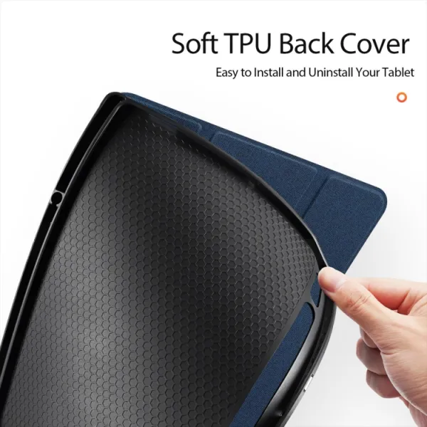 DUX DOMO Zaklápacie puzdro pre Samsung Galaxy Tab S10 Ultra modré