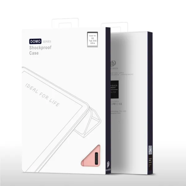 DUX DOMO Zaklápacie puzdro pre Samsung Galaxy Tab S10 Ultra ružové