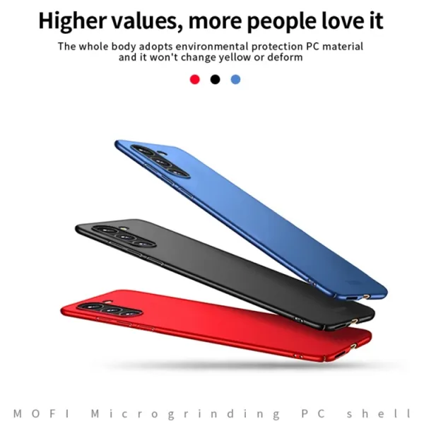 MOFI Plastový kryt pre Samsung Galaxy S25 5G modrý