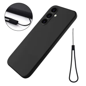 RUBBER Ochranný kryt pre Samsung Galaxy S24 FE 5G čierny