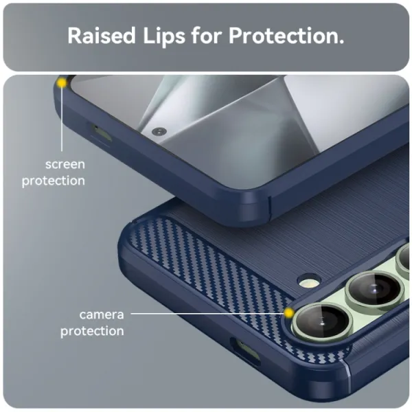 FLEXI TPU Ochranný kryt Samsung Galaxy S24 FE 5G modrý