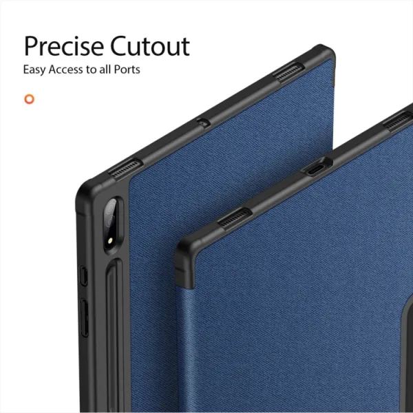 DUX DOMO Zaklápacie puzdro pre Samsung Galaxy Tab S10 Ultra modré