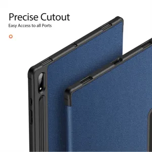 DUX DOMO Zaklápacie puzdro pre Samsung Galaxy Tab S10 Ultra modré