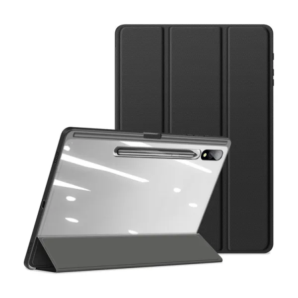 DUX TOBY Flipové puzdro pre Samsung Galaxy Tab S10+ čierne