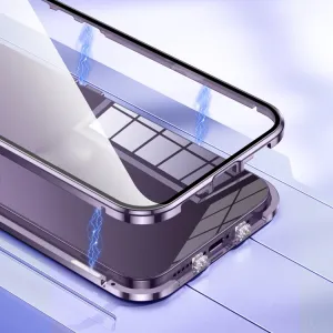 Magnetický kryt 360 pre Apple iPhone 16 Plus modrý
