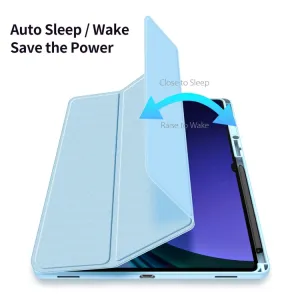 DUX TOBY Flipové puzdro pre Samsung Galaxy Tab S10 Ultra modré
