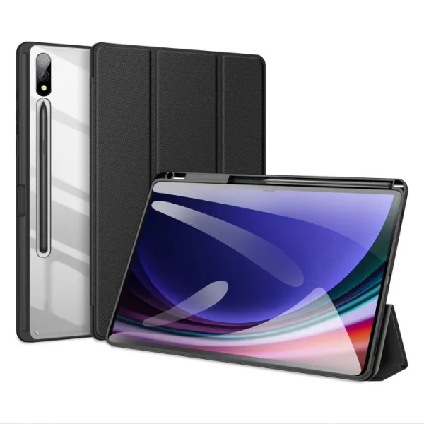 DUX TOBY Flipové puzdro pre Samsung Galaxy Tab S10+ čierne