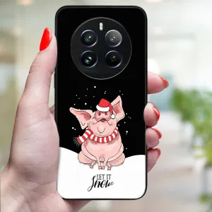 MY ART Kryt s vianočným dizajnom Realme 12 Pro 5G / 12 Pro+ 5G LET IT SNOW (075)