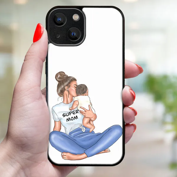 MY ART Ochranný kryt pre Apple iPhone 15 Plus SUPERMOM (112)