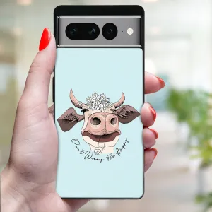 MY ART Ochranný kryt pre Google Pixel 7 Pro HAPPY COW (181)