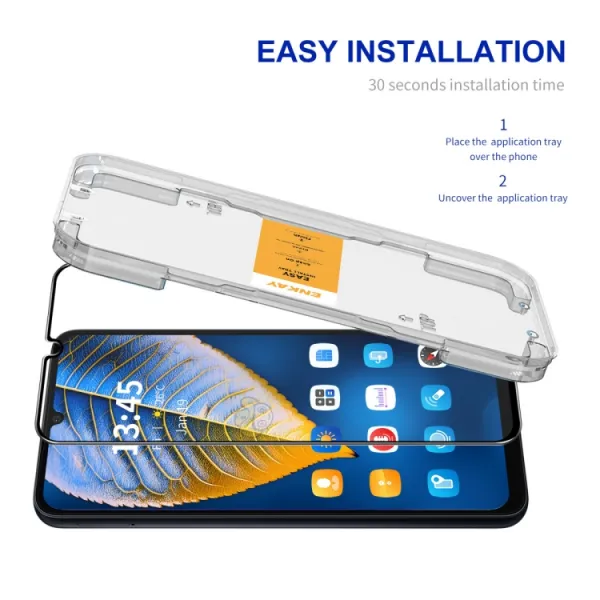 ENKAY EASY INSTALL Ochranné sklo pre Samsung Galaxy A06