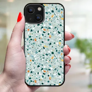 MY ART Ochranný kryt pre Apple iPhone 15 Plus BLUE TERRAZZO (164)