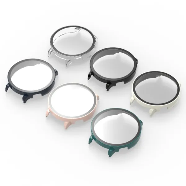 PC FULL COVER Plastový kryt so sklom pre Huawei Watch GT 5 41mm béžový