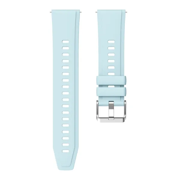 SILICONE Vymeniteľný remienok pre Huawei Watch GT 5 46mm / GT 6 46mm svetlomodrý