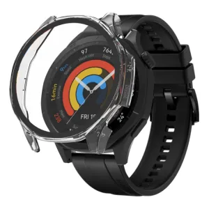 PC FULL COVER Plastový kryt so sklom pre Huawei Watch GT 5 46mm ružový