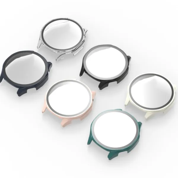 PC FULL COVER Plastový kryt so sklom pre Huawei Watch GT 5 46mm ružový