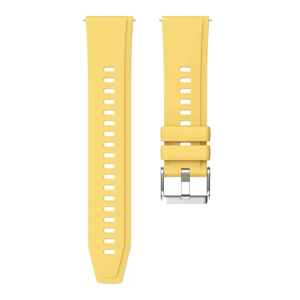 SILICONE Vymeniteľný remienok pre Huawei Watch GT 5 46mm / GT 6 46mm žltý
