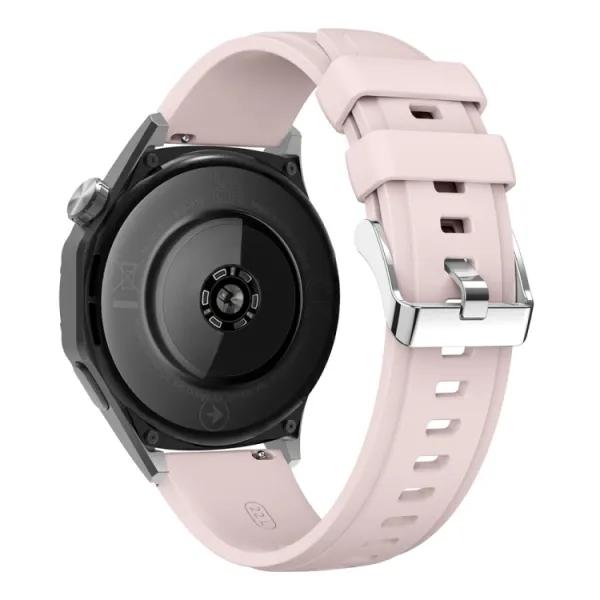 SILICONE Vymeniteľný remienok pre Huawei Watch GT 5 46mm / GT 6 46mm ružový