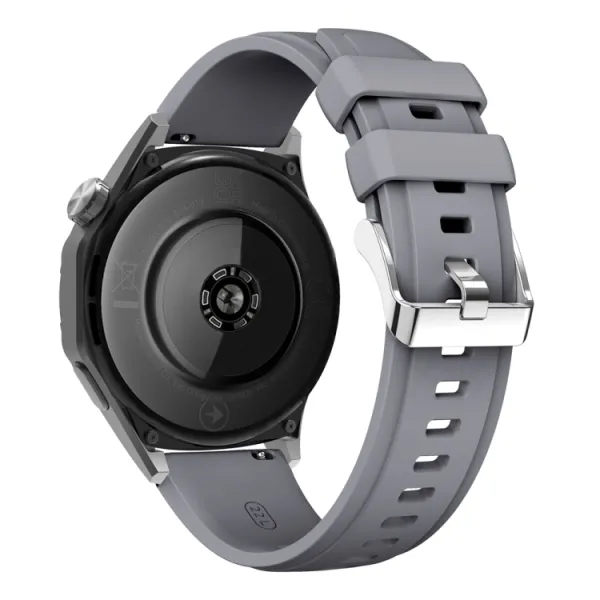 SILICONE Vymeniteľný remienok pre Huawei Watch GT 5 46mm / GT 6 46mm tmavošedý