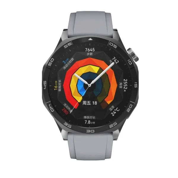 SILICONE Vymeniteľný remienok pre Huawei Watch GT 5 46mm / GT 6 46mm tmavošedý