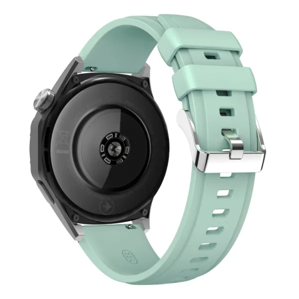 SILICONE Vymeniteľný remienok pre Huawei Watch GT 5 46mm / GT 6 46mm svetlozelený