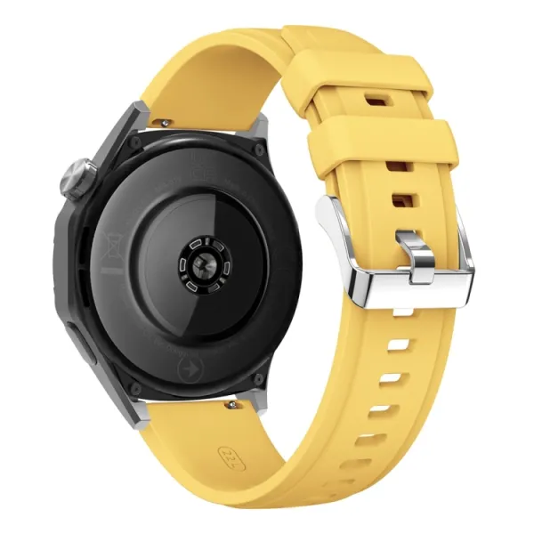 SILICONE Vymeniteľný remienok pre Huawei Watch GT 5 46mm / GT 6 46mm žltý