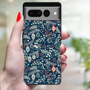 MY ART Kryt s vianočným dizajnom Google Pixel 7 Pro MISTLETOE (070)