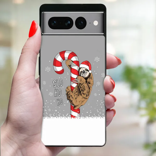 MY ART Kryt s vianočným dizajnom Google Pixel 7 Pro CANDY (076)