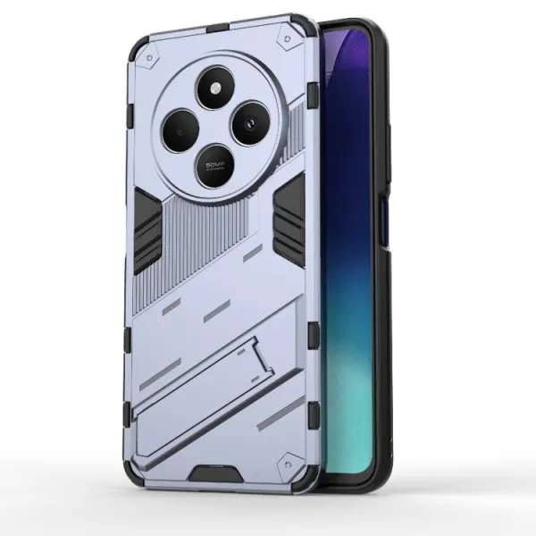 BIB Ochranný obal so stojanom pre Xiaomi Redmi 14C / Poco C75 šedý