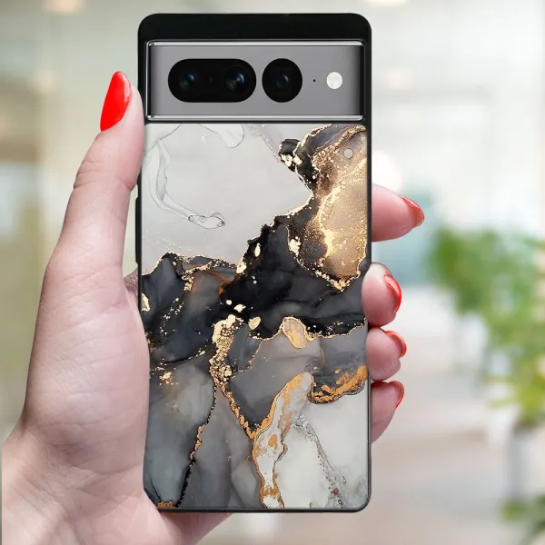 MY ART Ochranný kryt pre Google Pixel 7 Pro GREY MARBLE (140)