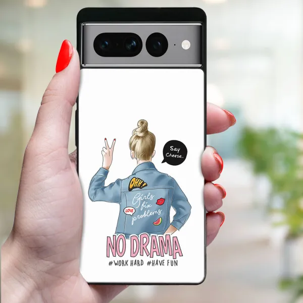 MY ART Ochranný kryt pre Google Pixel 7 Pro NO DRAMA (138)