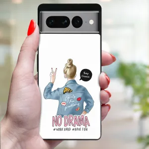 MY ART Ochranný kryt pre Google Pixel 7 Pro NO DRAMA (138)