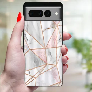 MY ART Ochranný kryt pre Google Pixel 7 Pro PINK MARBLE (143)