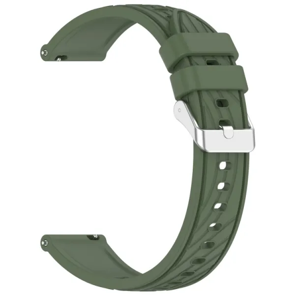 PRINTY Silikónový remienok pre Garmin Forerunner 165 tmavozelený