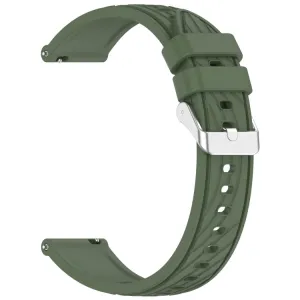 PRINTY Silikónový remienok pre Garmin Forerunner 165 tmavozelený