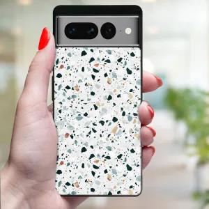 MY ART Ochranný kryt pre Google Pixel 7 Pro GREY TERRAZZO (163)