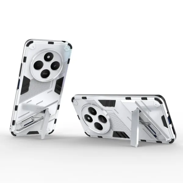 BIB Ochranný obal so stojanom pre Xiaomi Redmi 14C / Poco C75 biely