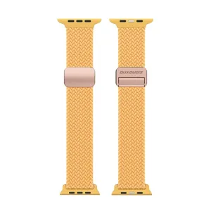DUX BRAIDED Nylonový remienok pre Apple Watch 10 / 11 46mm žltý