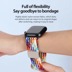 DUX BRAIDED Nylonový remienok pre Apple Watch 10 / 11 42mm COLORFUL