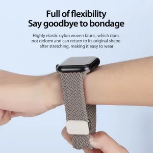 DUX BRAIDED Nylonový remienok pre Apple Watch 10 / 11 46mm šedý