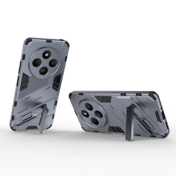 BIB Ochranný obal so stojanom pre Xiaomi Redmi 14C / Poco C75 šedý
