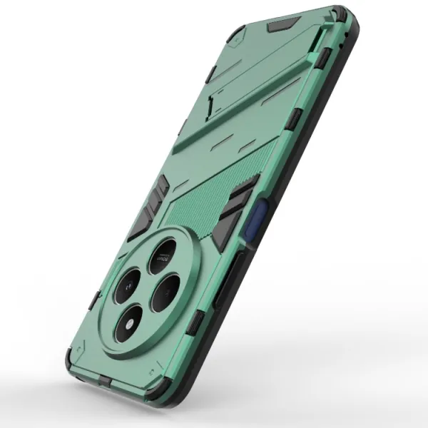 BIB Ochranný obal so stojanom pre Xiaomi Redmi 14C / Poco C75 zelený