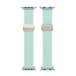 DUX BRAIDED Nylonový remienok pre Apple Watch 10 / 11 46mm svetlozelený