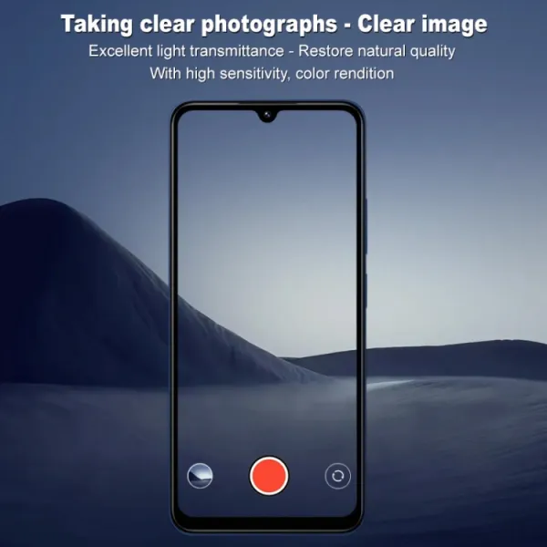 IMAK FULL COVER Sklo pre fotoaparát Xiaomi Redmi 14C / Poco C75 BLACK