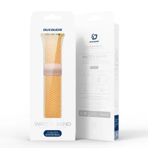 DUX BRAIDED Nylonový remienok pre Apple Watch 10 / 11 46mm žltý